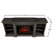 Load image into Gallery viewer, Eliot Grand Infrared Electric Fireplace Entertainment Center in White