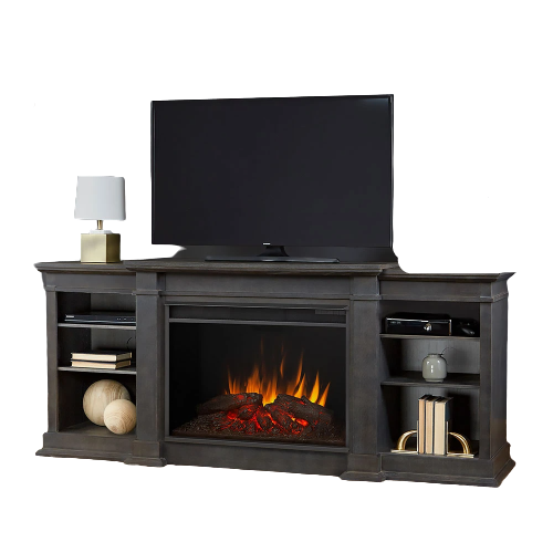 Eliot Grand Infrared Electric Fireplace Entertainment Center in White