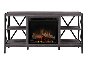Ramona Electric Fireplace TV Stand in Autumn Bronze