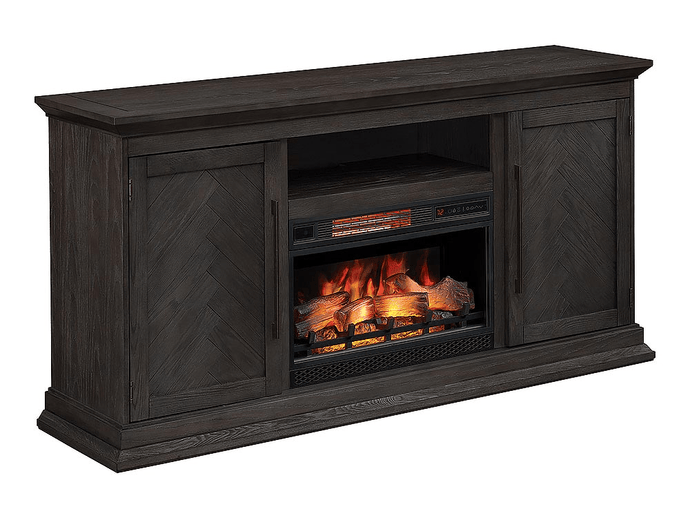 Ridgefield Infrared Electric Fireplace Entertainment Center in Cambridge Oak - 26MM6380-O159