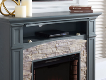 Load image into Gallery viewer, Seneca Electric Fireplace Media Cabinet in White