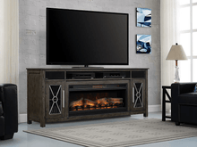 Load image into Gallery viewer, Heathrow Infrared Electric Fireplace Entertainment Center in Tifton Oak - 42MMS6342-O131