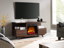 Load image into Gallery viewer, SoHo Electric Fireplace TV Stand in Mahogany - SP6555-OF