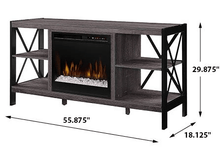 Load image into Gallery viewer, Ramona Electric Fireplace TV Stand in Autumn Bronze