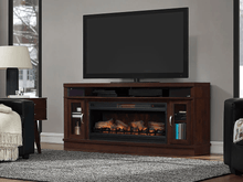 Load image into Gallery viewer, Deerfield Electric Fireplace Entertainment Center in Antique Brown Cherry - 42MMS90151-PC84