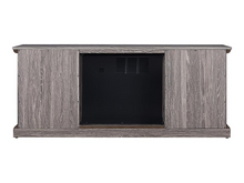 Load image into Gallery viewer, Walden Electric Fireplace TV Stand in Weathered Gray