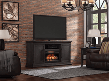 Load image into Gallery viewer, Ridgefield Infrared Electric Fireplace Entertainment Center in Cambridge Oak - 26MM6380-O159