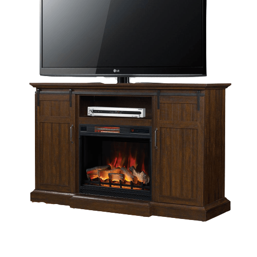 Manning Infrared Electric Fireplace Entertainment Center in Espresso - 28MM9954-PD01